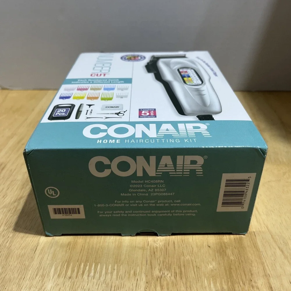 Conair Mens Clipper Hair Cutting Kit Number 20-Pc Corded Clippers ‎ HC408R